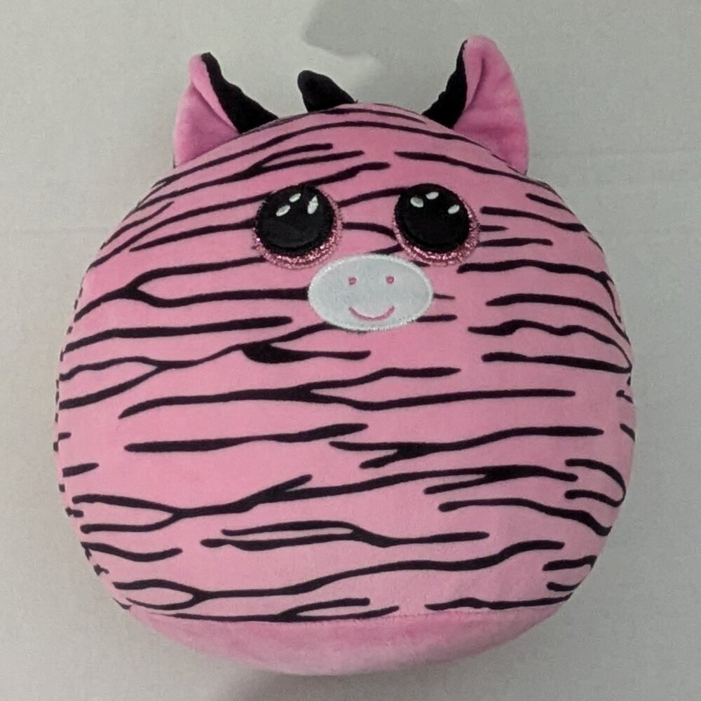 Ty Squish a Boo Collection "Zoey” the Zebra (9 inch) - Pre Owned Excellent Cond